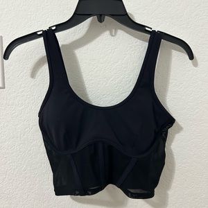 Alo Mesh Corset Tank